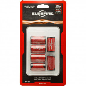 123A LITHIUM BATTERIES, 6 PACK