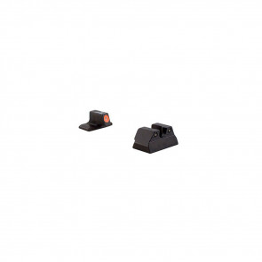 ﻿HD NIGHT SIGHTS - H&K P2000/P2000SK, FRONT ORANGE OUTLINE/GREEN TRITIUM, REAR BLACK OUTLINE/GREEN TRITIUM