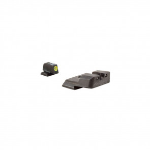 ﻿HD XR NIGHT SIGHTS - S&W M&P/SD9/SD40, FRONT YELLOW OUTLINE/GREEN TRITIUM, REAR BLACK OUTLINE/GREEN TRITIUM