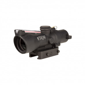 COMPACT ACOG SCOPE - MATTE BLACK, 3X24MM, RED CROSSHAIR BALLISTIC RETICLE, .223/55GR, QLOC MOUNT, LOW HEIGHT