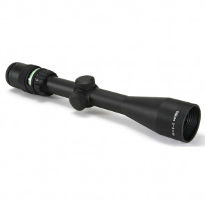 ACCUPOINT 3-9X40 RIFLESCOPE WITH BAC, GREEN TRIANGLE RETICLE 