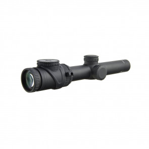 ACCUPOINT RIFLESCOPE - MATTE BLACK, 1-6X24, AMBER TRIANGLE POST RETICLE