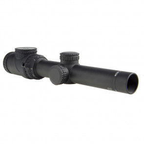 ACCUPOINT 1-6X24 RIFLESCOPE W/ BAC, GREEN TRIANGLE POST RETICLE, 30MM TUBE