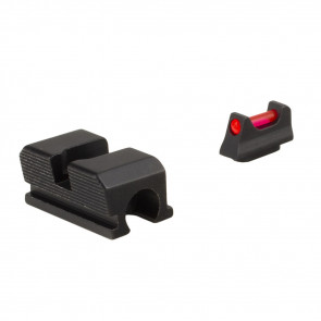 FIBER SIGHTS - WALTHER PPS/PPX, FRONT GREEN/RED FIBER, REAR BLACK
