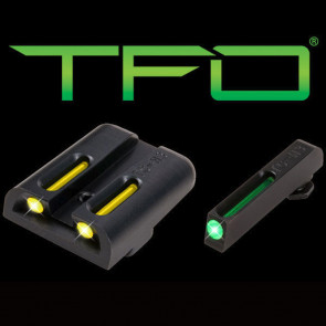 TFO TRITIUM/FIBER-OPTIC DAY/NIGHT SIGHT - GLOCK HIGH, GREEN/YELLOW