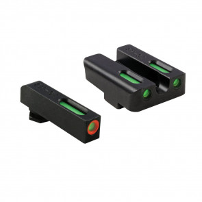 TFX PRO TRITIUM/FIBER-OPTIC DAY/NIGHT SIGHT - GLOCK LOW, ORANGE/GREEN