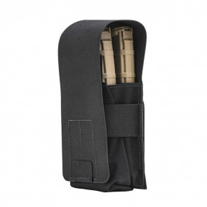 RZR MOLLE STACKED RFL MAG POUCH BLK DBL