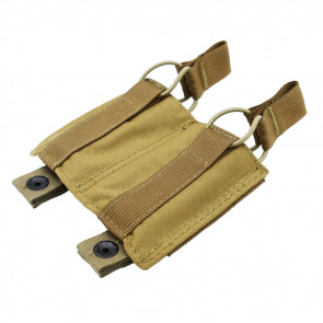 DOUBLE SPEED LOAD PISTOL MOLLE POUCH COY