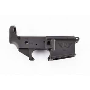 AR-15 LOWER RECEIVER - BLACK, FORGED MIL-SPEC, ANODIZED