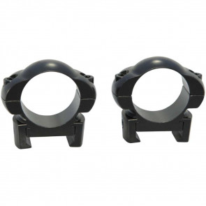 TOP MOUNT WINDAGE ADJUSTABLE RINGS - MATTE, MEDIUM, 1"