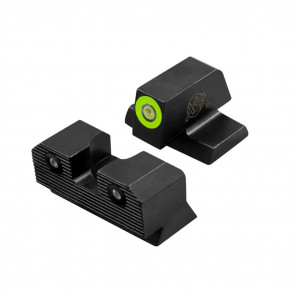 R3D 2.0 NIGHT SIGHTS - S&W M2.0 OPTICS READY FULL SIZE & COMPACT, GREEN FRONT OUTLINE